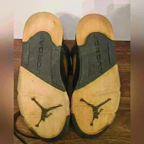 Nike Air Jordan Black Metalic Retro 5 136027-004 Mens Sz 9.5 VGUC - Picture 7 of 7